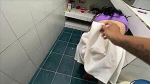 padrastro fucks hijastra's tight pussy twice same day rough creampie
