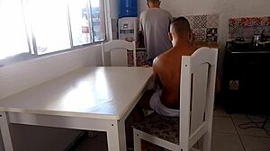 i watch safada wife fuck bbc while cuck washes dishes...