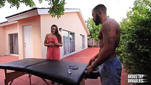 melanie hicks sensual massage turns into bbc pounding frenzy