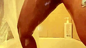 what if petite ebony rips clothes for wet shower pussy tease...