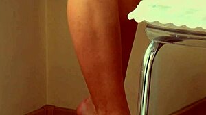 Beautiful Teen Lis P Fingers Tight Pussy Glass Dildo Solo