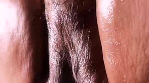 Wolf Mama's Juicy Hairy Pussy Teased by Cunt Pig