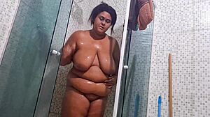 horny stepmom squirts huge in video for stepson