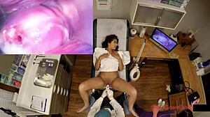 Tampa University Nurse Kitty Catherine's Latex Anal Exam Humiliation!
