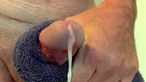 me stroking hard to explosive orgasm cumshot