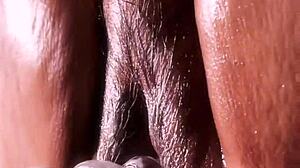 Wolf Mama's Juicy Hairy Pussy Teased by Cunt Pig