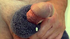 me stroking hard to explosive orgasm cumshot