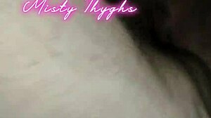 bbw mistythyghs' hairy wet pussy squirting from extreme fisting massage 💦👊