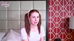 Redhead Ellie Murphy creampied deep by mature Seth Brogan's cock