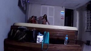 Safadeza Lady Milf Joy Cardozo Relaxes in Sauna with Gaucho Pussyhunter