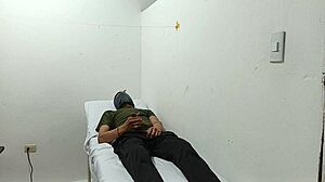 Kinky Doctor Strokes Huge Cock in Office Frenzy!