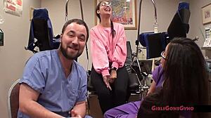 Tampa University Nurse Kitty Catherine's Latex Anal Exam Humiliation!