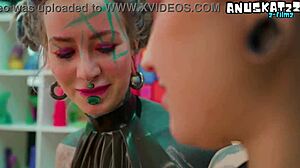 ever tried inked goth girls fisting in latex till they squirt hard