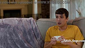 Gamer Discovers Stepmom's G-Spot Through Intense MILF Mommy Cougar Seduction Taboo