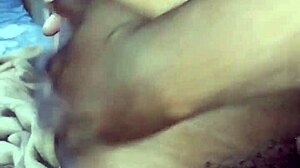 step brother nearly catches sis romance at home