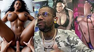 slutty big tit milf deepthroats sloppy then rides ebony cock missionary cowgirl