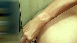 school swimsuit soaked in cum and piss with shiny anal plug