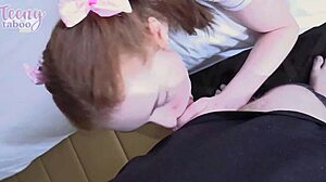 Redhead Ellie Murphy creampied deep by mature Seth Brogan's cock