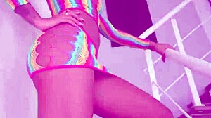 fitness ebony rebeca villar gapes from 3 monster cocks dp anal atm