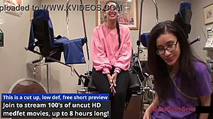 Tampa University Nurse Kitty Catherine's Latex Anal Exam Humiliation!