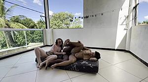 husband breeds my friend right in front of me threesome