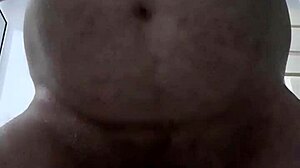 rustyas1 pisses plays with small cock belly