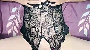 Hijab Girl's Wet Pussy Stuffed With Vibrator And Cock Together