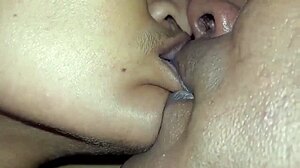hot couple kisses while standing fucking cute skinny wife close-up