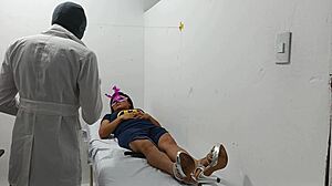 Kinky Doctor Strokes Huge Cock in Office Frenzy!