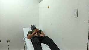 Kinky Doctor Strokes Huge Cock in Office Frenzy!