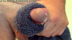 me stroking hard to explosive orgasm cumshot