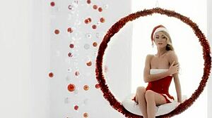nancy a's christmas facesit on juicy ukrainian teen pussy