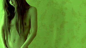 Hot girlfriend's jeans tease hides irresistible secrets underneath