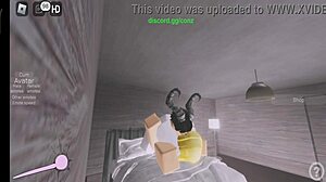Roblox Devil Monster Cock Fucks Blonde Milf Hard