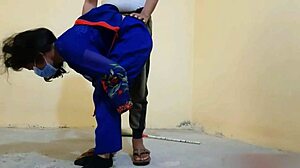 Hard Fucking Maid Bent Over Doggystyle In Lonely House