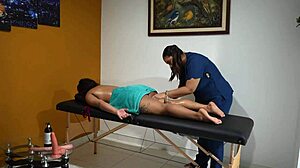 masseuse fingers tongues horny wet pussy part 1