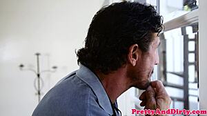 petite cock-loving model gets her tight hole stretched by monster dick