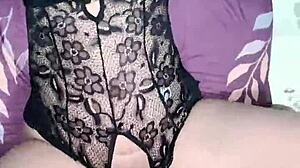Hijab Girl's Wet Pussy Stuffed With Vibrator And Cock Together