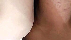 Wife takes small cock doggystyle while hubby watches cuckold humiliation