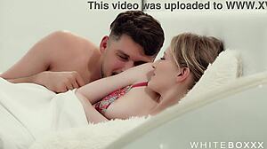 couple's yoga dorm fuck ends creampie on pussy... damn hot part 5