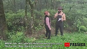 farmer surprised by sheriff's intimate uniform visit