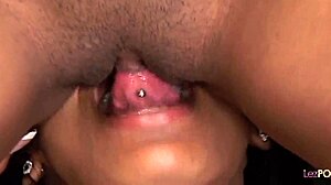ebony kisses lesbian friend post workout then scissors wildly?