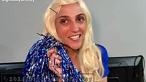 big n sexy britney cheerleader blows and takes anal in homemade pov sloppy cumshot 😜🍆