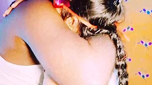 Stepdad hammers indian stepdaughter with filthy telugu dirty talks!