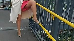Daring Jasmin69 Public Outdoor Webcam Oral Dare