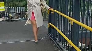 Daring Jasmin69 Public Outdoor Webcam Oral Dare
