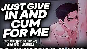 your cocky roommate teases your pussy till you beg daddy to cum