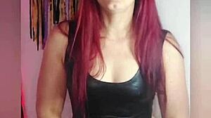 imagine your mistress strapon fucking you while humiliating as boss in stockings