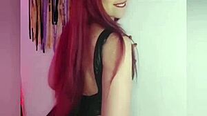 imagine your mistress strapon fucking you while humiliating as boss in stockings