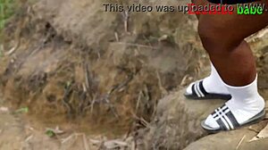 i got enough freaky style to fuck this ebony chubby milf outdoors cowgirl quickie